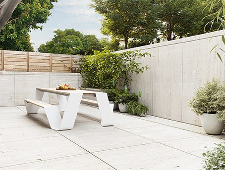 10% mobiliario exterior