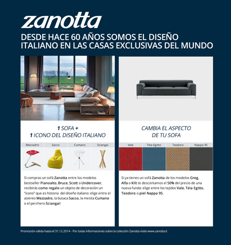 60 Aniversario de Zanotta